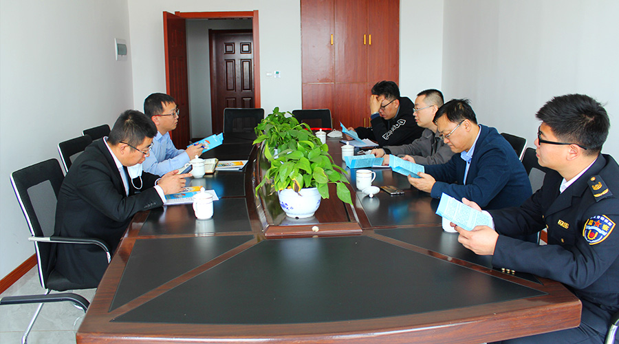 包頭市昆都侖區(qū)就業(yè)局李彪局長一行深入誠鋼集團調(diào)研復(fù)工困難和管道籌備進展